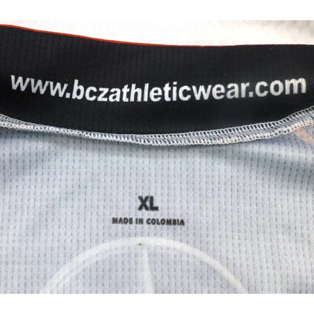 One-To-One Fitness Cycling Jersey Mens Red Black Graphic Mercedes-Benz BCZ - Picture 7 of 15